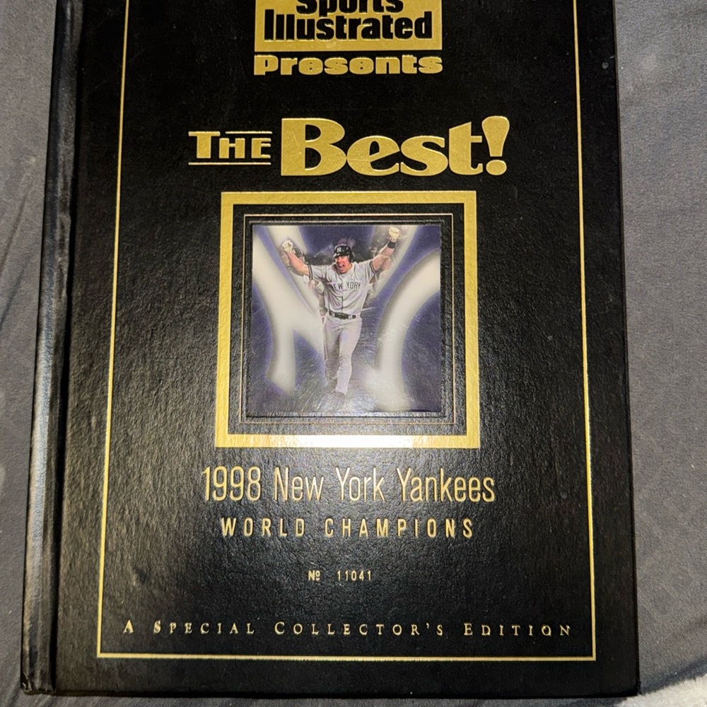 1998 New York Yankees World Champions Sports Illustrated hardbound nm bxsi